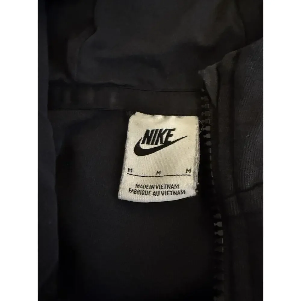 Nike Tech Fleece Full Zip Hoodie Boys L Black CU9223-010 Youth Jacket